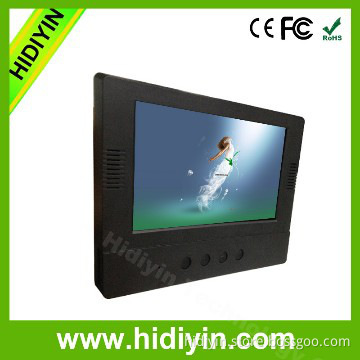 7" acrylic display screen video